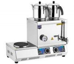 Kİ DEMLİKLİ  PİLEYTLİ ÇAY OCAĞI LPG’Lİ ELEKTRİKLİ